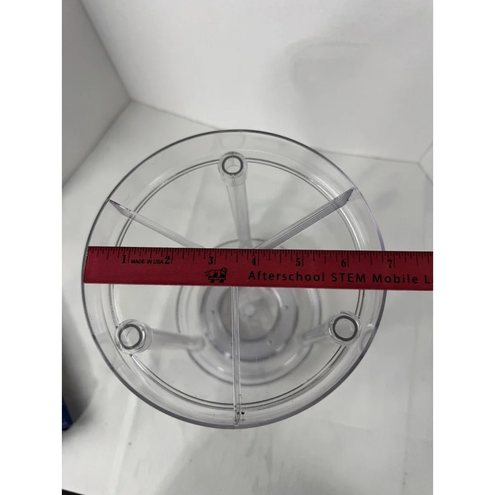 Clear Acrylic‎ Two-tiered Rotating Multi-use Organizer